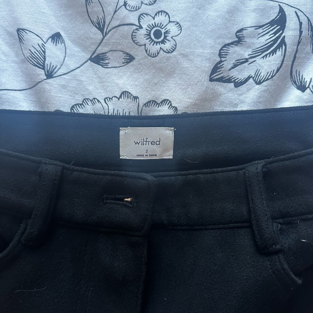 Wilfred Elegant Black Trousers